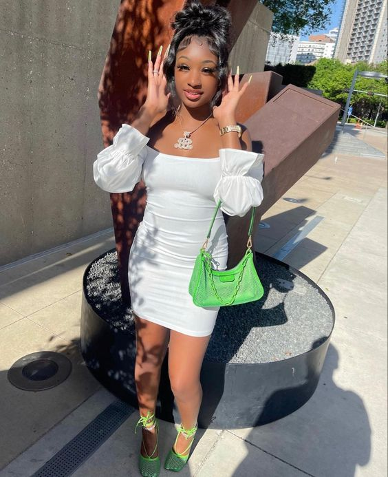 White Off The Shoulder Homecoming Dress ,Sexy White Bodycon Dress Y2156