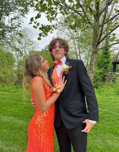 Elegant V Neck Sexy Sleeveless Mermaid Prom Dress,Orange Evening Dress Y5188