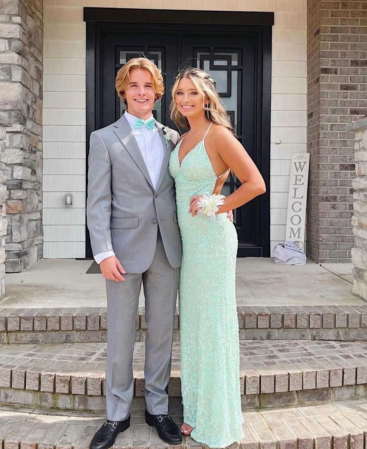 Elegant Mint Sequin Mermaid Prom Dress,Beautiful Prom Gown Y4986