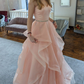 Sweetheart Pink A-line Ball Gown,Pink Birthday Dress Y4995