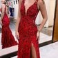 Elegant Open Back Unique Long Prom Dress,Y2533