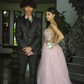 Generous Pink A-line Prom Dress,Pink Graduation Dress Y6691