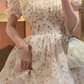 Off The Shoulder A-line Floral Homecoming Dress,Summer Dress ,Y2422