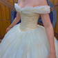Off The Shoulder Tulle Princess Dress Long Prom Dress Y2644
