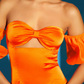 Sexy Orange Bodycon Dress,Orange Homecoming Dress  Y2993