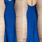 Mermaid Halter Satin Long Prom Dress Y7205