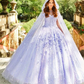 Emerald Green Hand Beaded Flower Ball Gown Quinceanera Dress Off Shoulder Sweetheart Gown Y293
