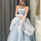 Blue Prom Dress Vintage Sweet Princess Fairy Dress Y5973