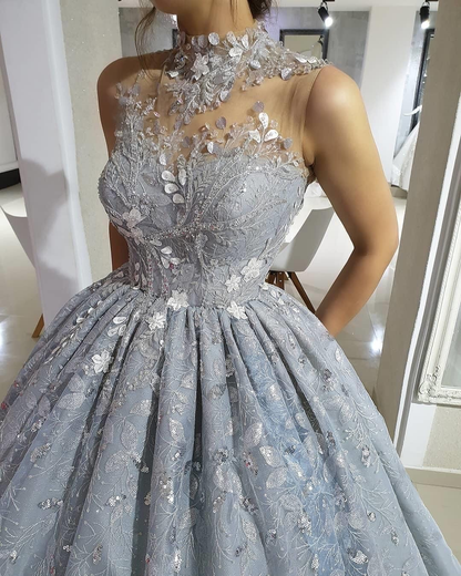 Glamorous A-line Princess Dress Ball Gown Sweet 16 Dress Y4001