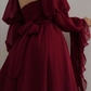 Beautiful Vintage Romantic A-line Prom Dress Evening Dress Y2938