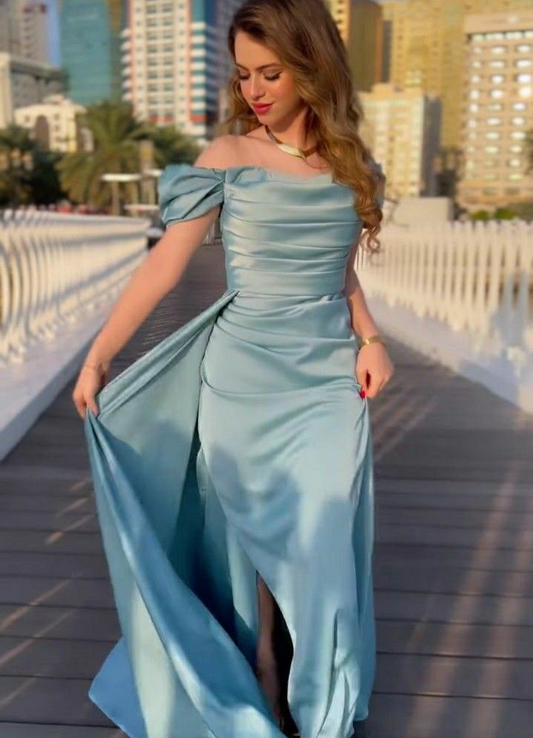 Elegant Strapless Off-The-Shoulder Mermaid Prom Dress Y5156