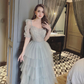 Charming A-line Layered Tulle Prom Dress Formal Gown Y2888