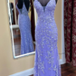 Charming Lace Appliques Mermaid Straps Evening Dress Y4468
