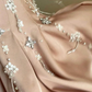 Luxury nude satin hand-beaded diamond homecoming dress Y4542