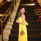 Yellow dress outfit wedding yellow dress formal prom dresses Y2799