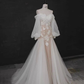 Popular Mermaid Lace Wedding Dresses, Bubble Sleeve Newest Bridal Gowns, Elegant Wedding Dresses Y4484