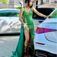 Stunning Green Prom Dress For Black Girls  Y4191