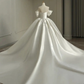 Heavy Industry Luxury Satin Tail Wedding Dress Y6858