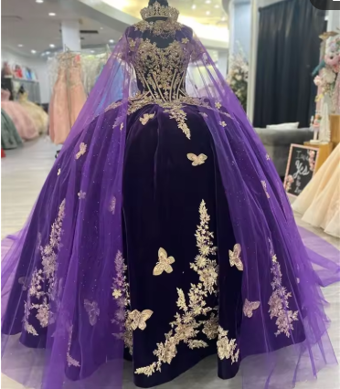 Stunning Purple Princess Quinceanera Dresses Ball Gown,Purple Sweet 16 Dress Y6560