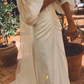 Classy White Wedding Dress,Off The Shoulder Wedding Dress Y4768