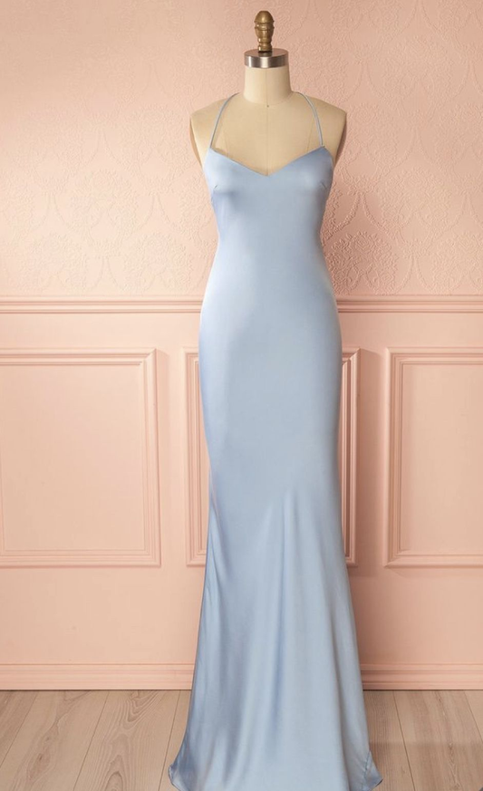 Elegant Sheath/Column Long Prom Dress,Graduation Dress Y4656