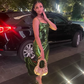 Chic Sheath Evening Dress For Black Girls Y4337
