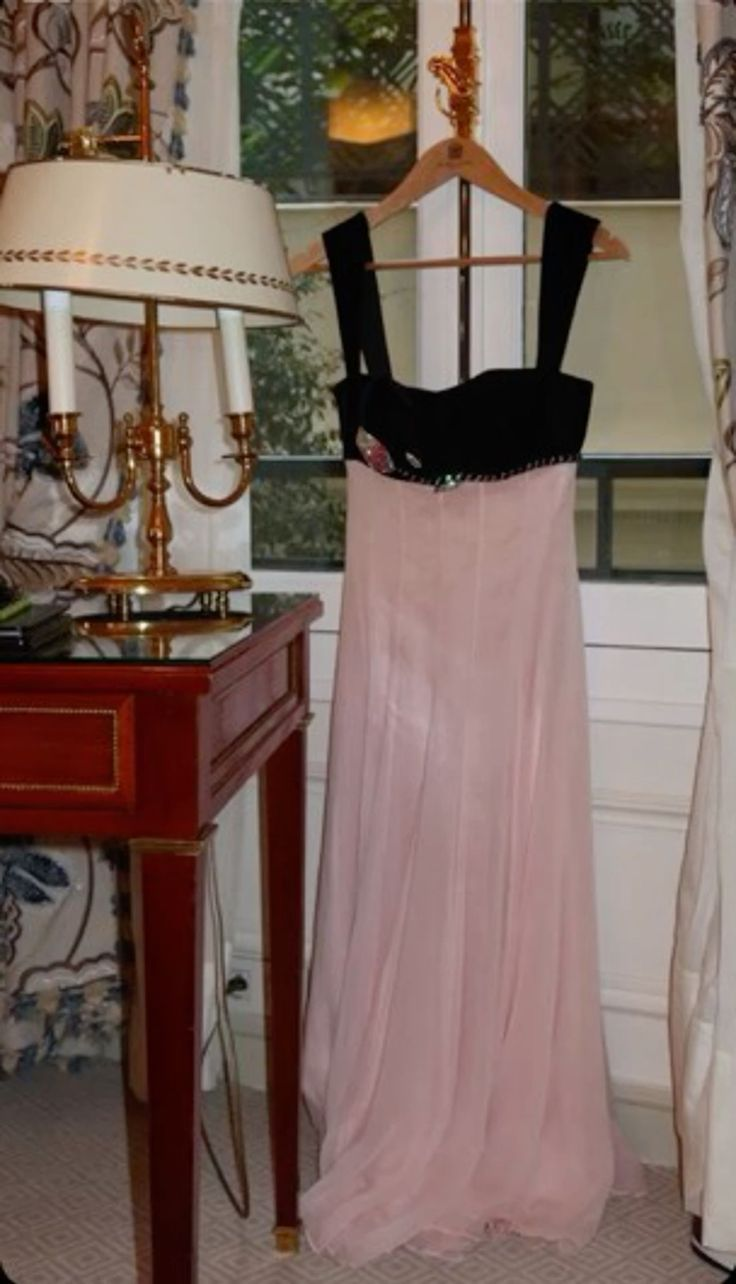 Elegant Straps Prom Dress Pink A Line Long Evening Dress Y7900