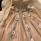 New Quinceanera Dress Ball Gown For Sweet 16 Girl Beading Appliques Long Sleeve Graduation Party Princess Gowns Y5469