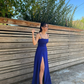 Simple Royal Blue A-line Prom Dress,Senior Prom Gown Y5964