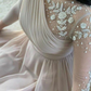 Chic Long Sleeves A-line Prom Dress,Fashion Wedding Guest Dress Y5004