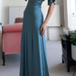 A-Line V-Neck Floor-Length Prom Dress  Y2653