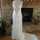 Sparkle White Long Wedding Dress,Wedding Guest Dress Y4399