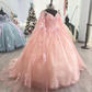 Pink Tulle Lace Ball Gown,Pink Sweet 16 Dress,Pink Princess Dress Y2339