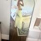 Cute Yellow Strapless Chiffon Ruffles Evening Dress Mermaid Prom Dress Y7896