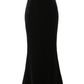 Glamorous Black Mermaid Prom Dress,Black Evening Dress Y2923