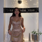Glitter Mini Homecoming Dress,Cocktail Dress,Night Party Dress Y4425
