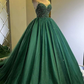 Amazing Ball Gown Green Tulle Princess Dress Sweet 15 Dress Y5405