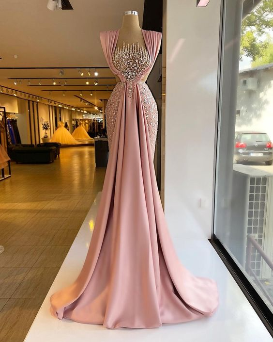 Fashion Square Collar Sleeveless Slim Style Elegant Dress Prom Evening Dress Y4363