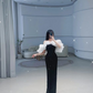 Elegant Off The Shoulder Sheath Prom Dress,Formal Gown,Pageant Dress Y7118