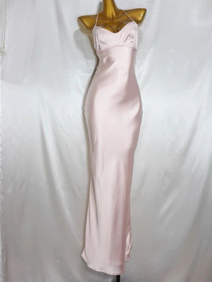 Pink Bodycon Long Prom Dress Evening Dress Y8158