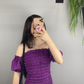 Cute Purple Homecoming Dress,22th Birthday Party Dress Y3041
