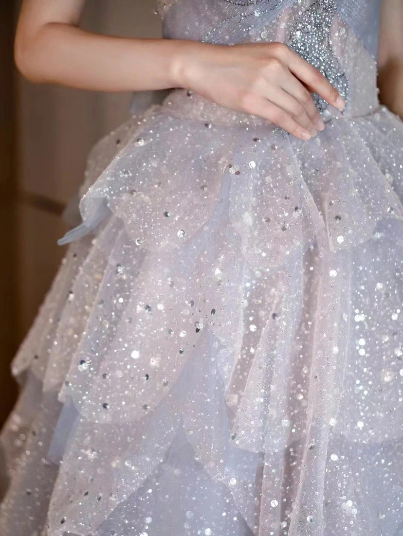Luxurious Shiny Ball Gown,Sweet 16 Dress,Princess Dress,Y2403