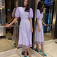 Glitter Purple Fashion Party Prom Dress Y7104