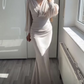 Vintage Mermaid Prom Dress,Modest Evening Dress Y4559
