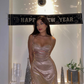 Glitter Spaghetti Straps Short Homecoming Dress,Short Party Dress  Y2125
