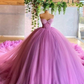 Sweetheart Neckline Tulle Ball Gown Sweet 16 Dress Y5821