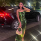 Chic Sheath Evening Dress For Black Girls Y4337