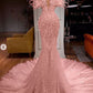 Pink Mermaid Prom Dress Uniuqe Prom Dress Y72