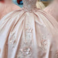 Off The Shoulder Pink Ball Gown With 3D Flowers Quinceanera Dress Pink Sweet 16 Dress  Y714