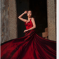 Wonderful Red Long Prom Dress Sleeveless Evening Dress Y308